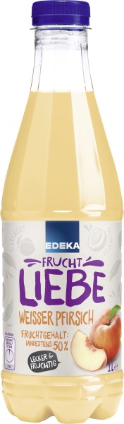 Edeka Fruchtliebe weißer Pfirsich Nektar 6x1l