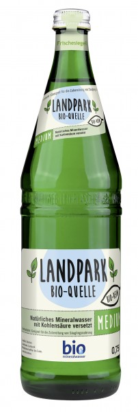 Landpark Bio-Quelle Medium 12x0,7l (Glas)