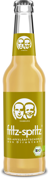 fritz spritz bio apfelsaftschorle 10x0,5l