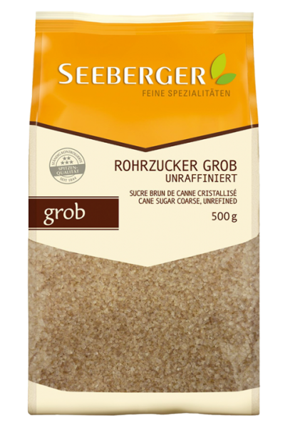 Seeberger Rohrzucker grob unraffiniert 500g