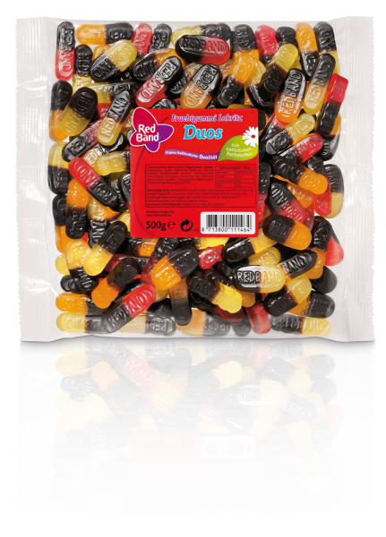 Red Band Fruchtgummi Lakritz Duos 500g