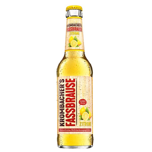 Krombacher Fassbrause Zitrone 6x0,33 l