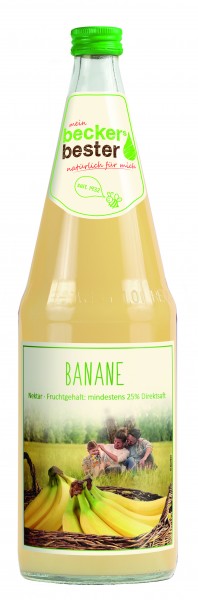 Beckers Bester Bananen Fruchtsaft 6x1l