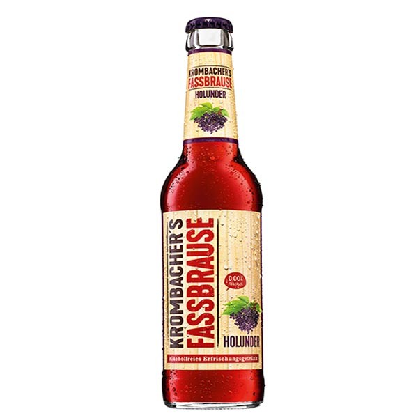 Krombacher Fassbrause Hollunder 6x0,33 l
