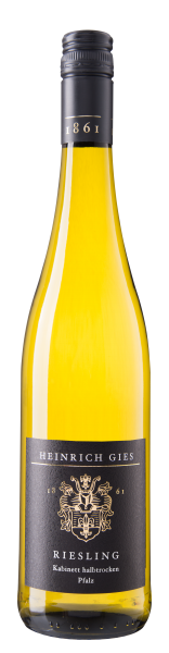 Heinrich Gies Riesling Kabinett halbtrocken 0,75l