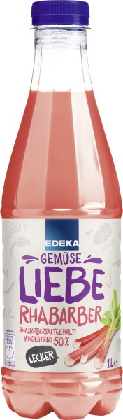 Edeka Fruchtliebe Rhabarber Nektar 6x1l