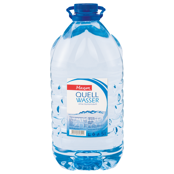 Maxum Quellwasser ohne Kohlensäure 5L (PET)