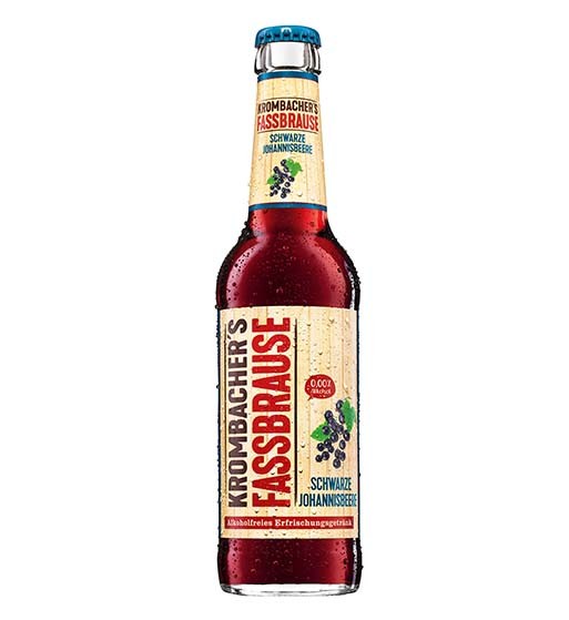 Krombachers Fassbrause Schwarze Johannisbeere 24x0,33l