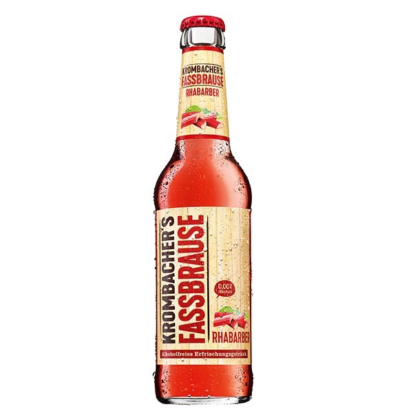 Krombacher Fassbrause Rhabarbar 6x0,33 l