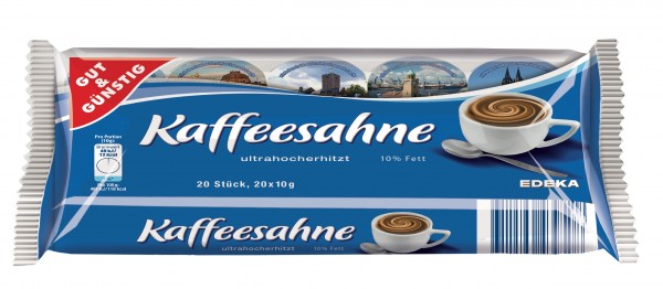 G&G Kaffeesahne 10% Fett 20 x 10 g
