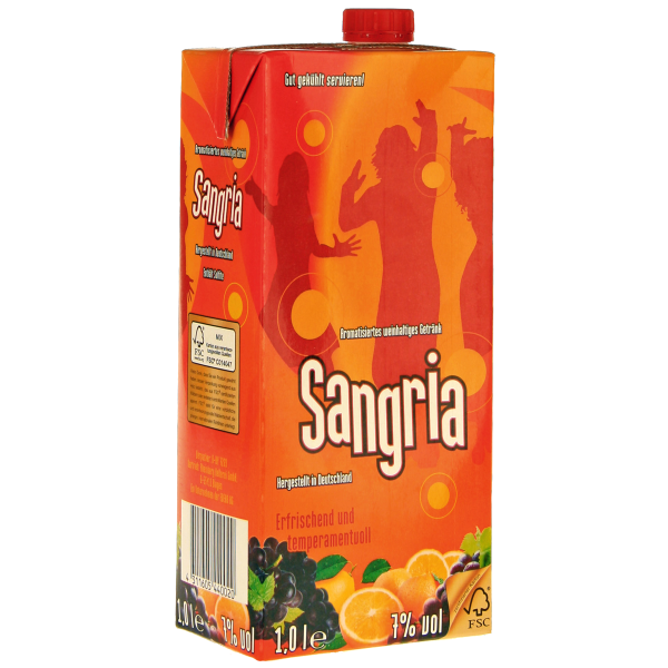 Sangria weinhaltiges Getränk 1L Tetra Pak