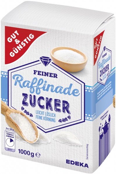 G&G feiner Zucker Raffinade 1000g