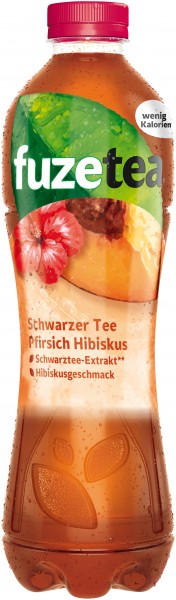 Fuze Tea Schwarzer Pfirsich Hibiskus 6x1l