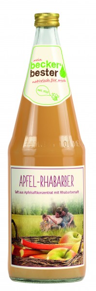 Beckers Bester Apfel-Rhabarber 6x1l