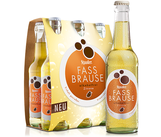 Stauder Fassbrause alkoholfrei Zitrone 24x0,33l