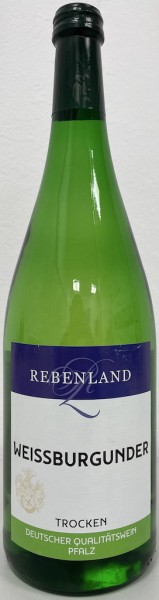Rebenland Weissburgunder trocken 1L