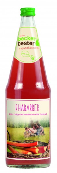 Beckers Bester Rhabarber Nektar 6x1l